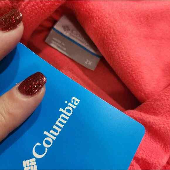 Columbia Women's Glacial IV 1/2 Zip - Plus Size super soft active shirt‎ size 2X - Picture 7 of 14